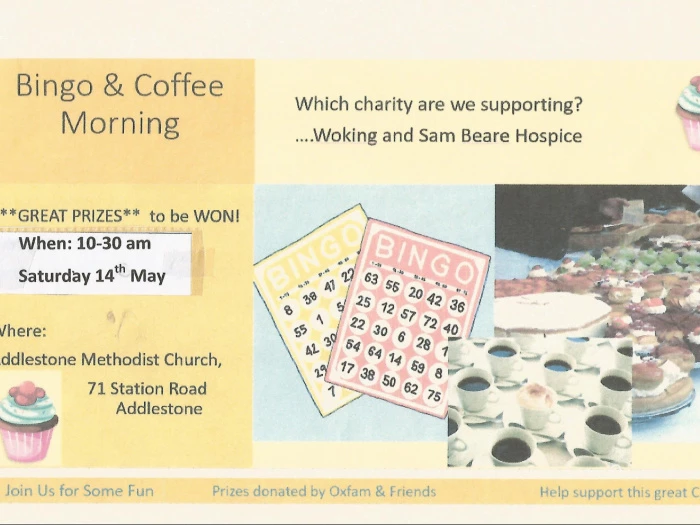 14 may fun bingo coffee morning