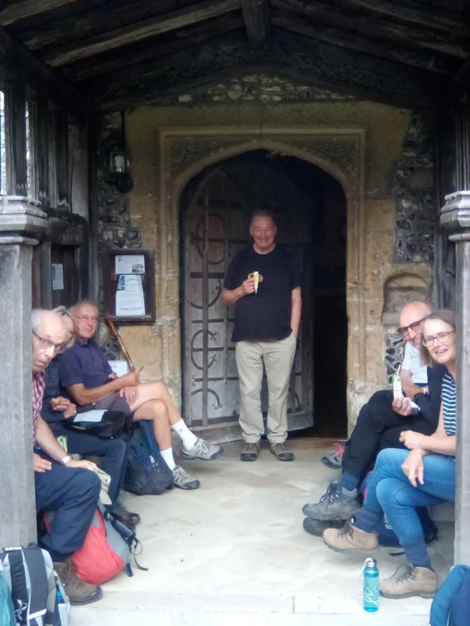 20220910 ride and stride walk blewbury church
