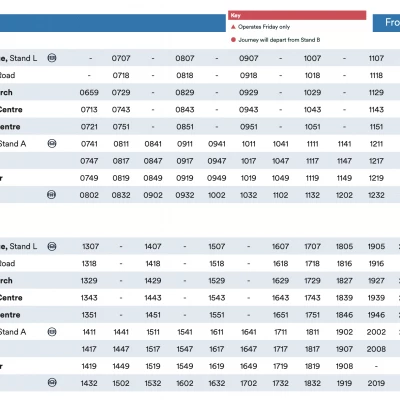 84 bus timetable saturday  chester crewe