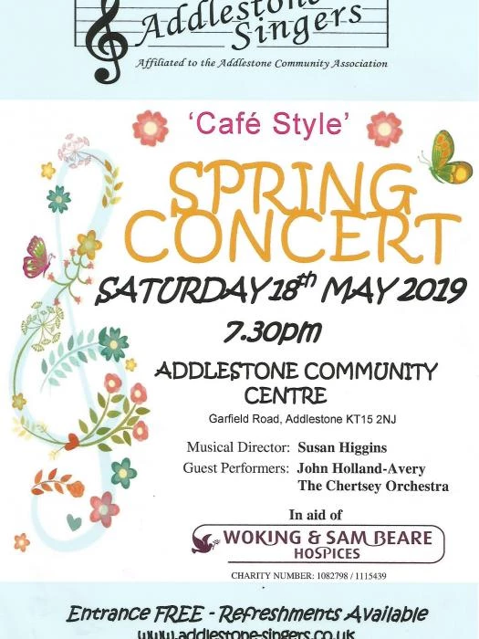 addlestone singers concert