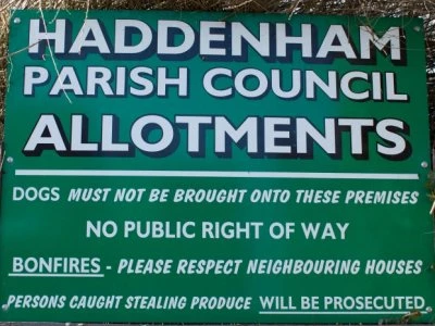 allotments sign
