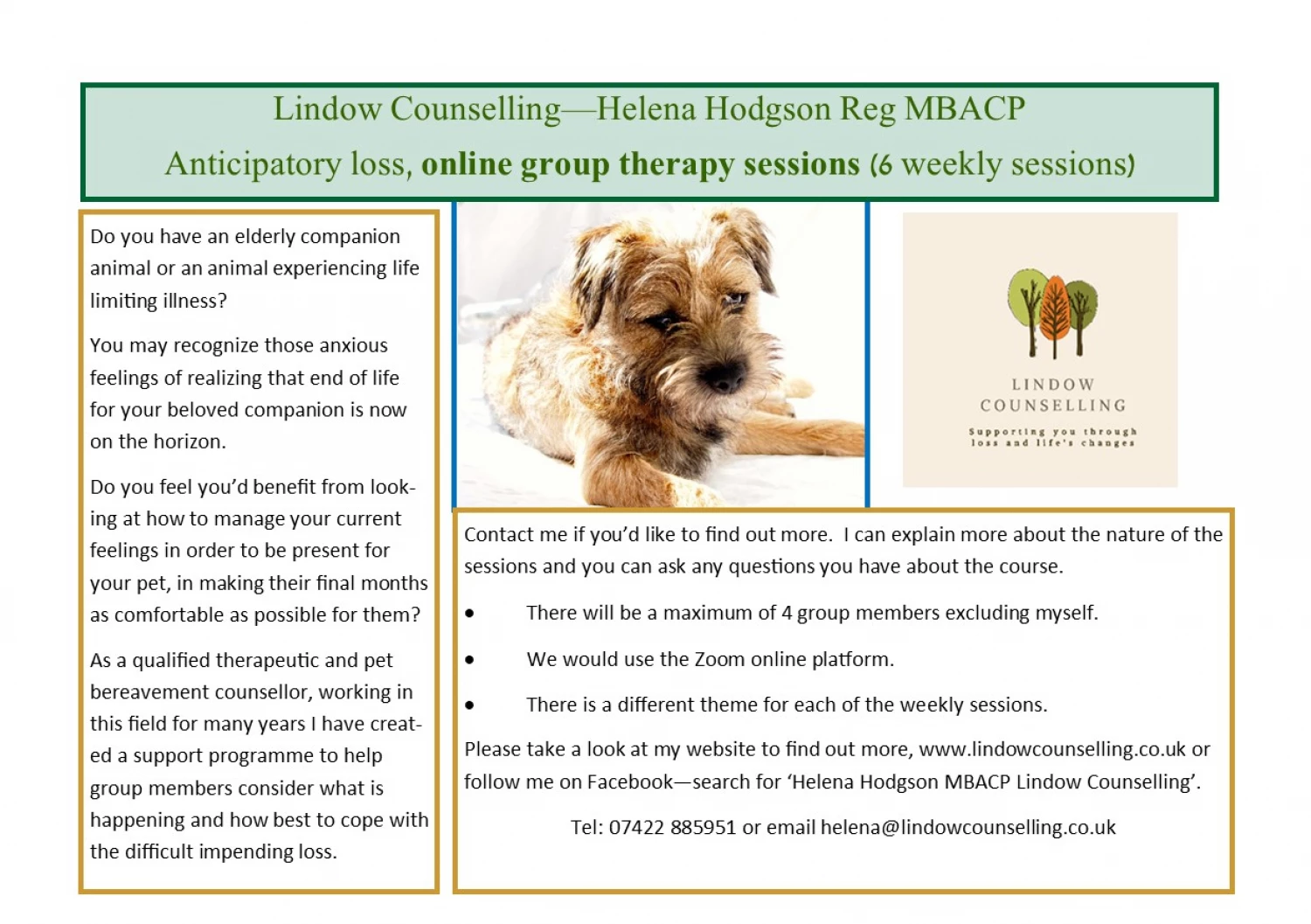 anticipatory pet loss flyer a5 mar 2021