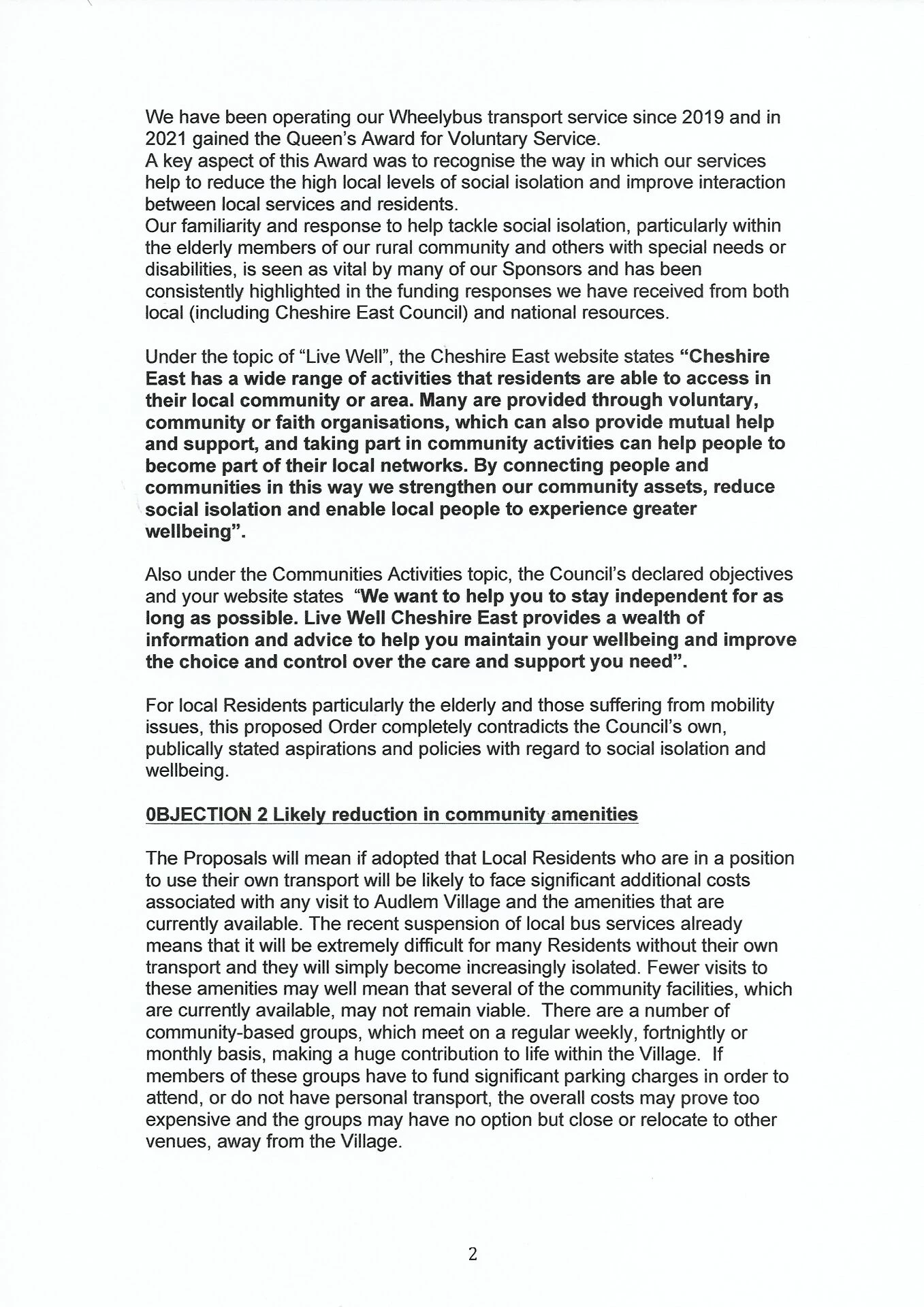 audlem village car parking p2