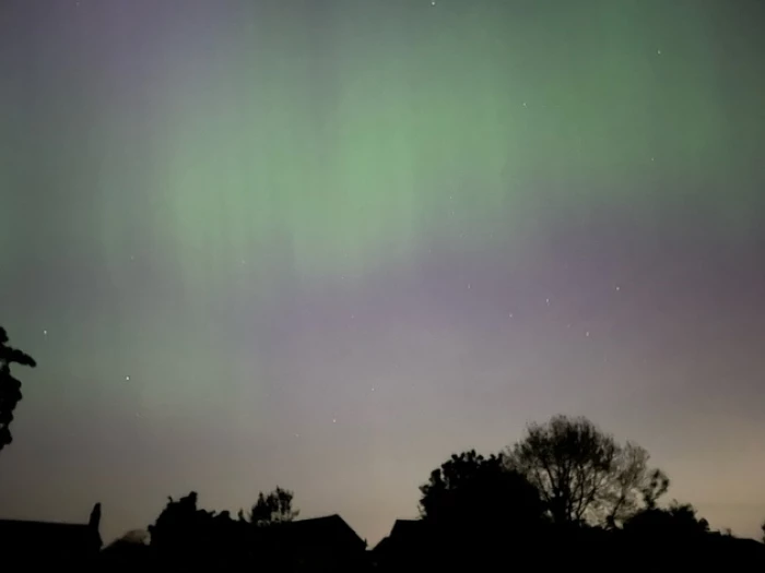 aurora from the crescent by chris hughes