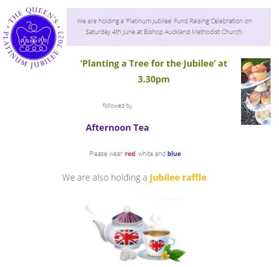 ba jubille afternoon tea