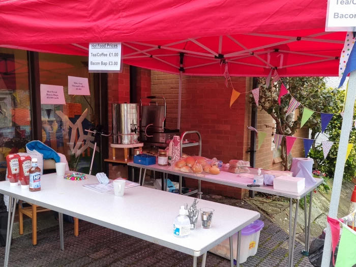 bacon bap stall