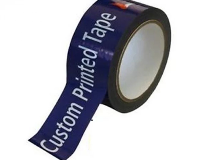 bespoke printed packaging tape in pvc and polypropylene