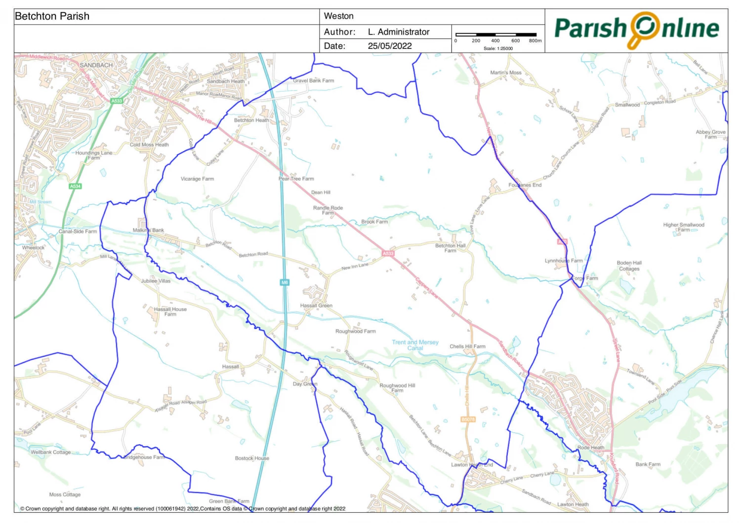 betchton parish council map