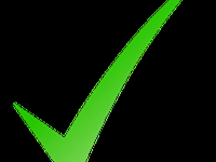 big green tick