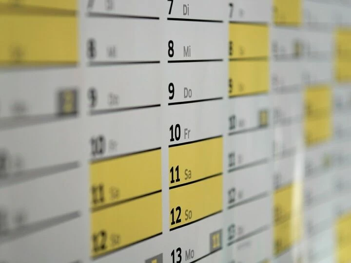 Calendar, dates, schedule