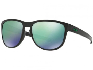 Oakley Sliver Round In Matte Black With Jade Iridium lenses OO9342-05