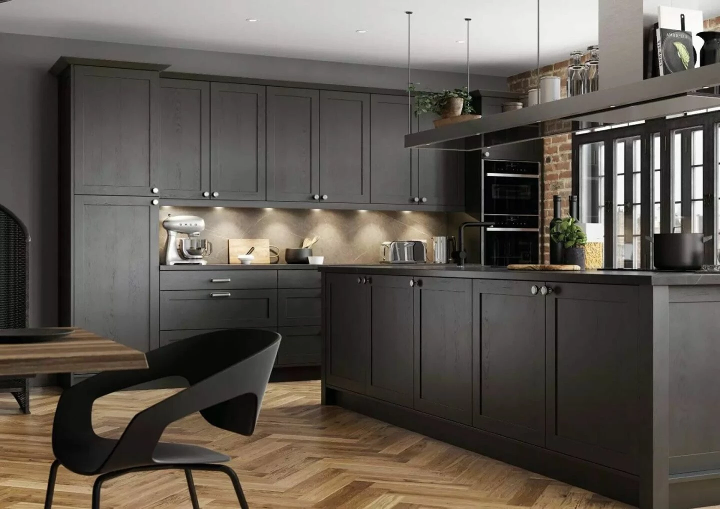 Alku Dark Shaker -Kitchen
