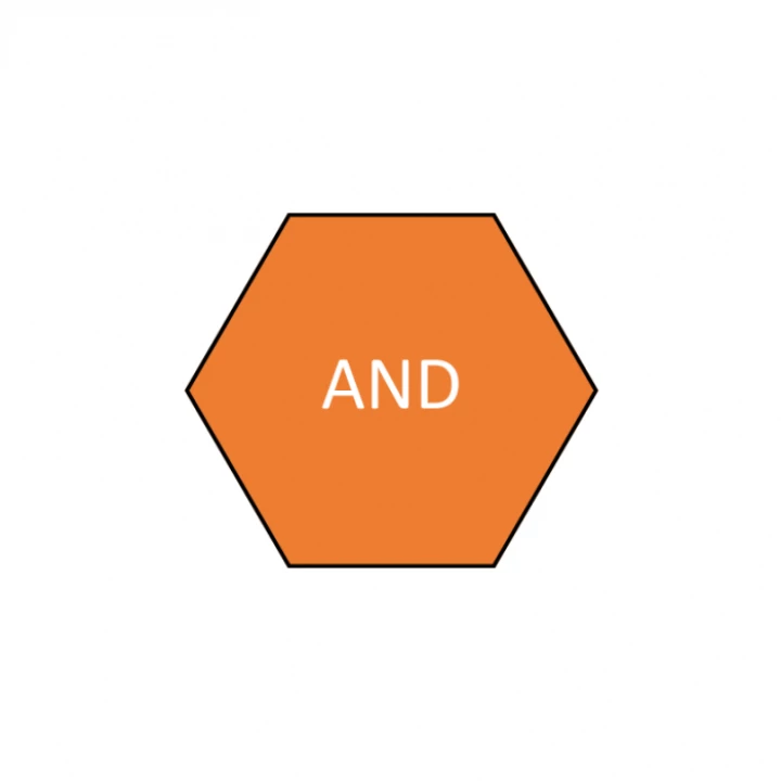 And – hexagon