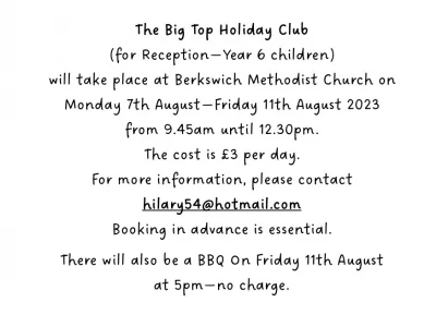 Holiday Club 2023