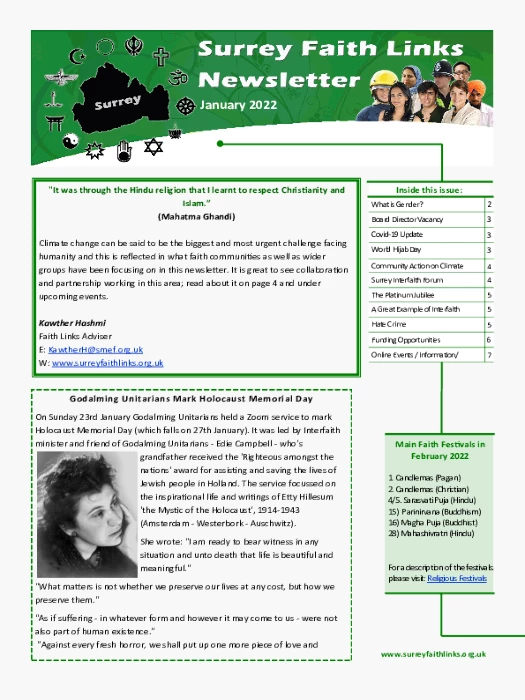 SFL Newsletter January 2022