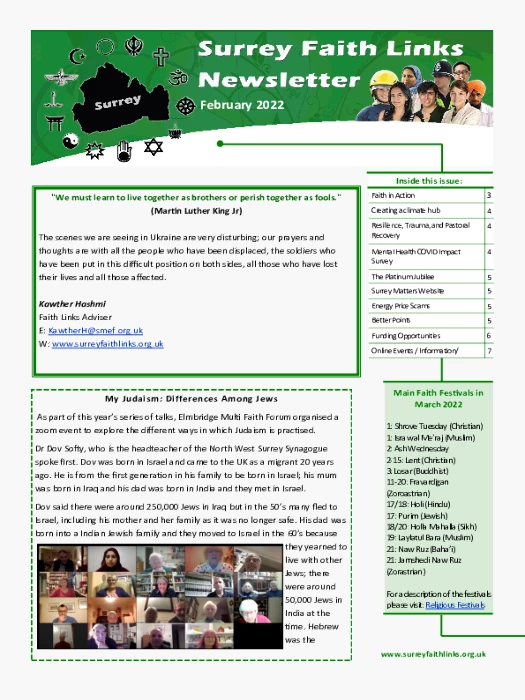 SFL Newsletter February 2022