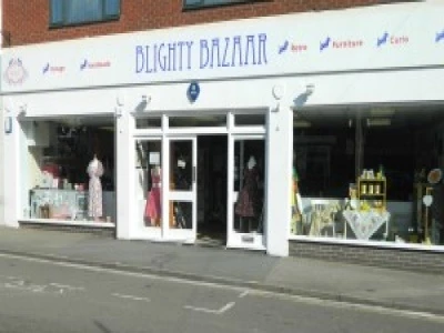 blighty bazaar shop frontage