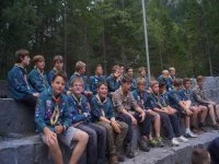 Sandstone Scouts in Kanderstag, Switzerland.