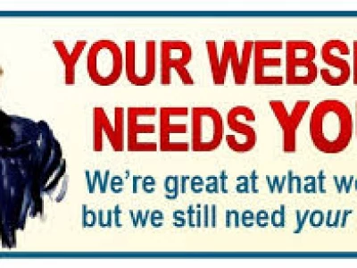 your website needs you