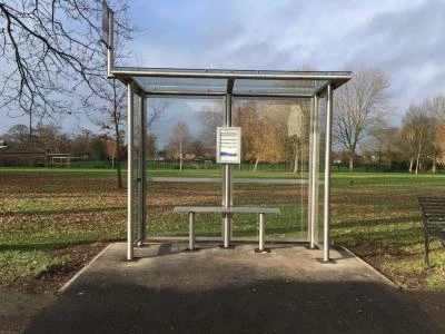 new bus shelter