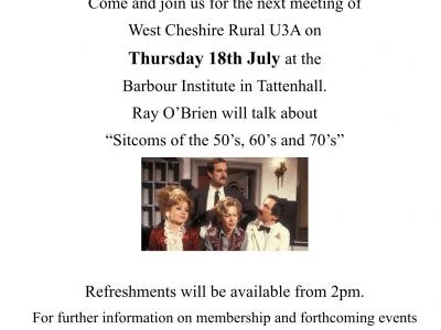 U3A July