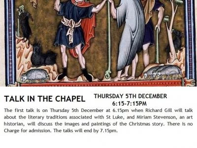 Talk in the chapel 5 dec