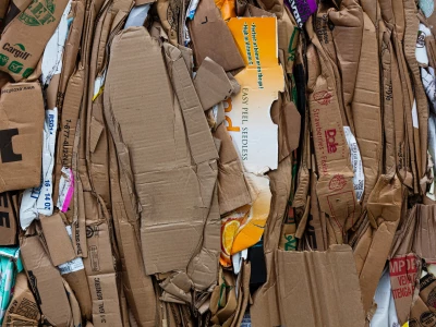 Cardboard, recycling