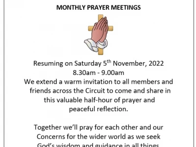 Holtwood Prayers Meetings