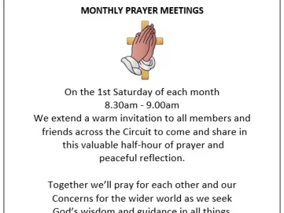 Monthly Prayer Meetings