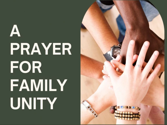 30- A Prayer for Family Unity 3x4