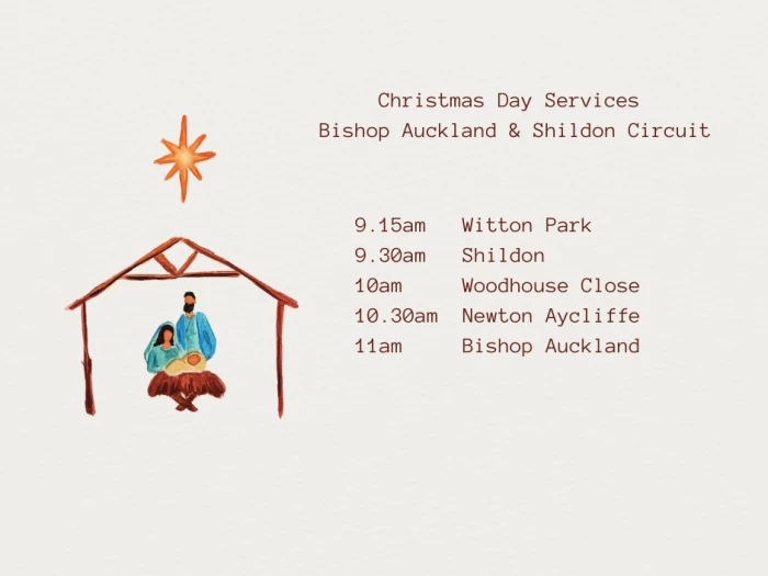 Christmas Day Services Bishop Auckland and Shildon