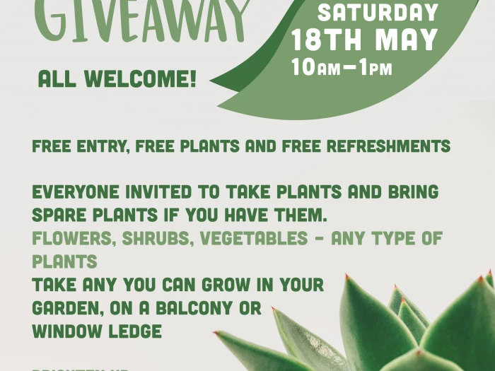Big Plant Giveaway Poster 2024