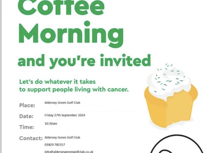 Charity coffee morning