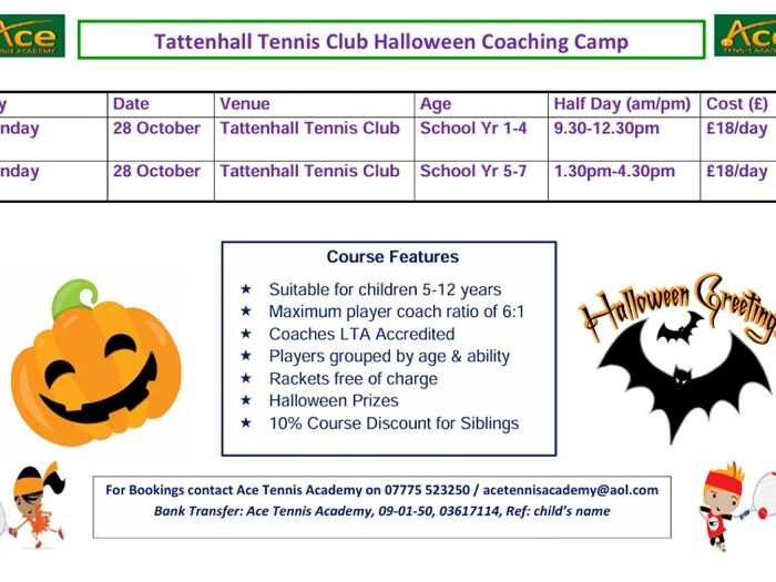 October Halfterm Camps