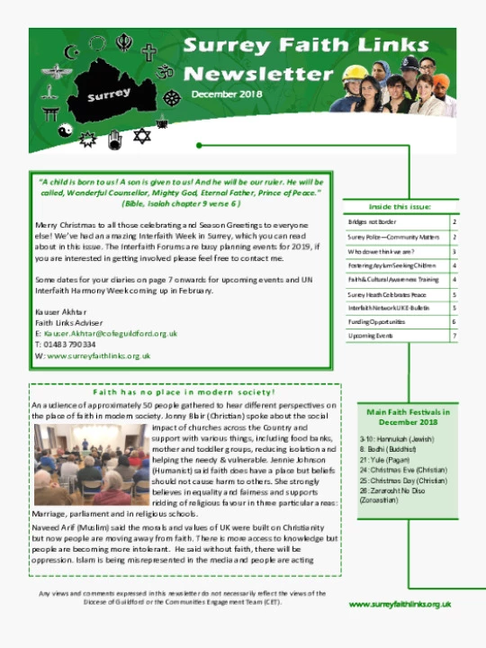 SFL Newsletter