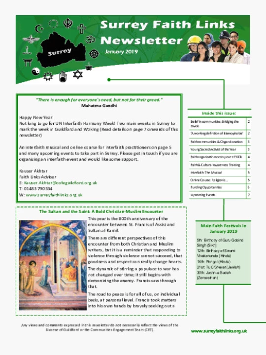 SFL Newsletter