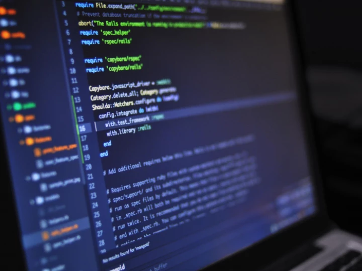 Close Up Photo of Programming of Codes