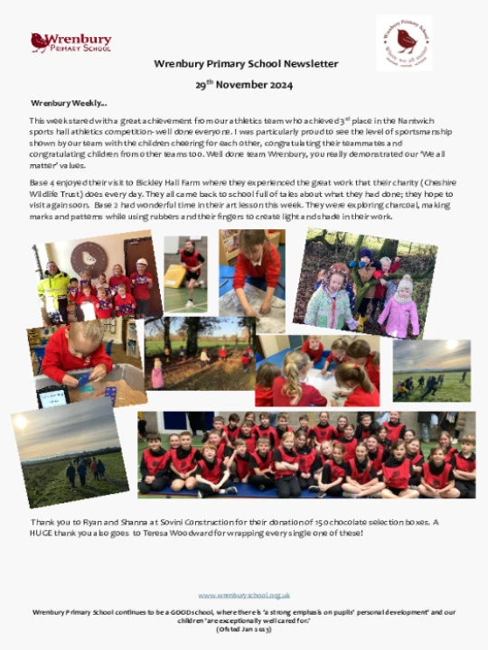 Wrenbury Newsletter