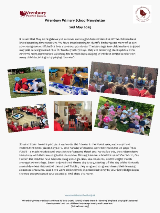 Wrenbury Newsletter
