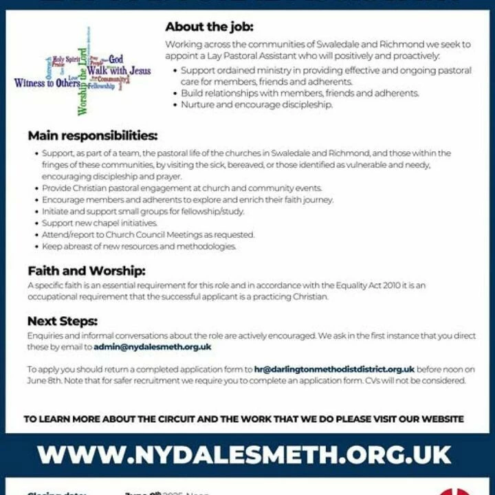 NYD Lay Pastoral Assistant