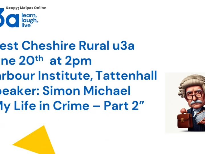 U3A June 2024 Poster