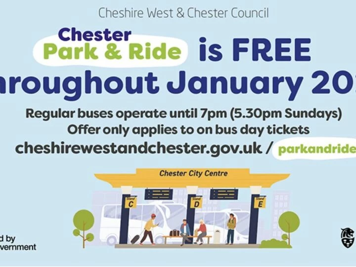 Free park and ride. In jan