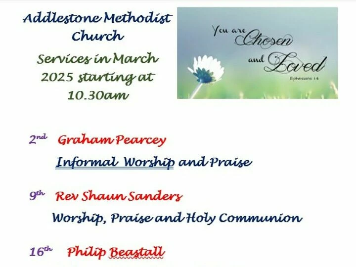 March 2025 Sunday Services