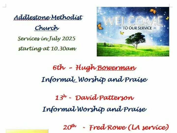 July 2025 Sunday Services