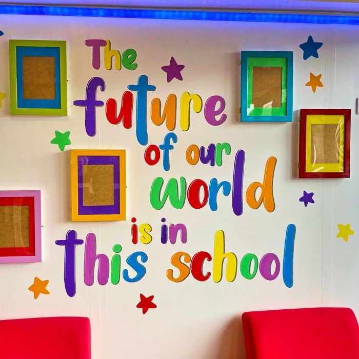 The Future of our World   School Wall Mural