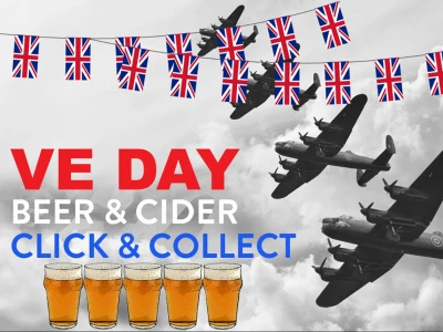 VE DAY Type Lancaster Bunting_with Beer