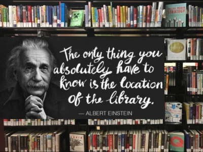 Book-and-Einstein-Quote