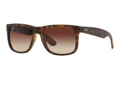 Ray-Ban Justin In Light Havana With Gradient Brown Lenses