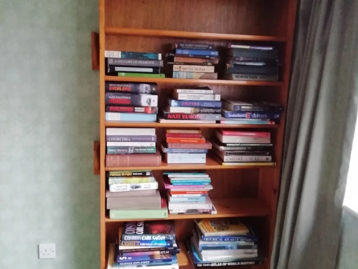 Large pine bookcase  – Items for sale -Published