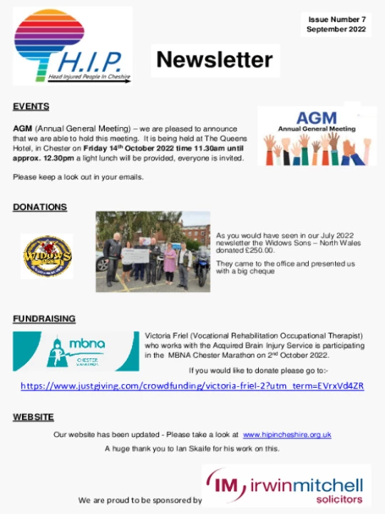 HIP Newsletter Issue 7 September 2022